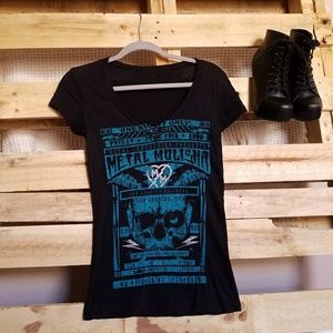 Metal Mulisha black and teal T-shirt